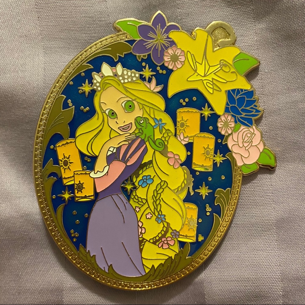 Rapunzel fantasy pin